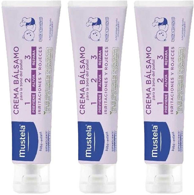 무스텔라 1-2-3 비타민 베리어 크림, 100g, 100ml, 3개
