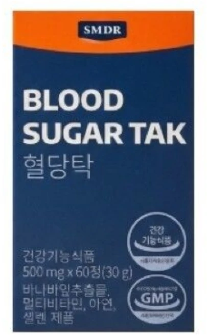 SMDR 혈당탁 60정 1박스 432235, 30g, 1개 - 쿠팡