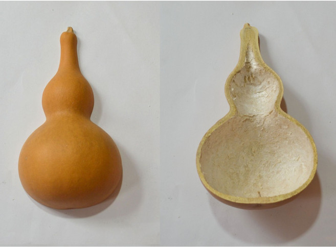 소형 반조롱박 박바가지 조롱박 표주박 전통소품 전통장식 민속소품, 1개