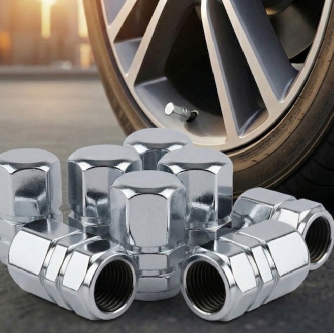 소미조이 자동차 타이어 밸브캡 마개, 실버, 8개