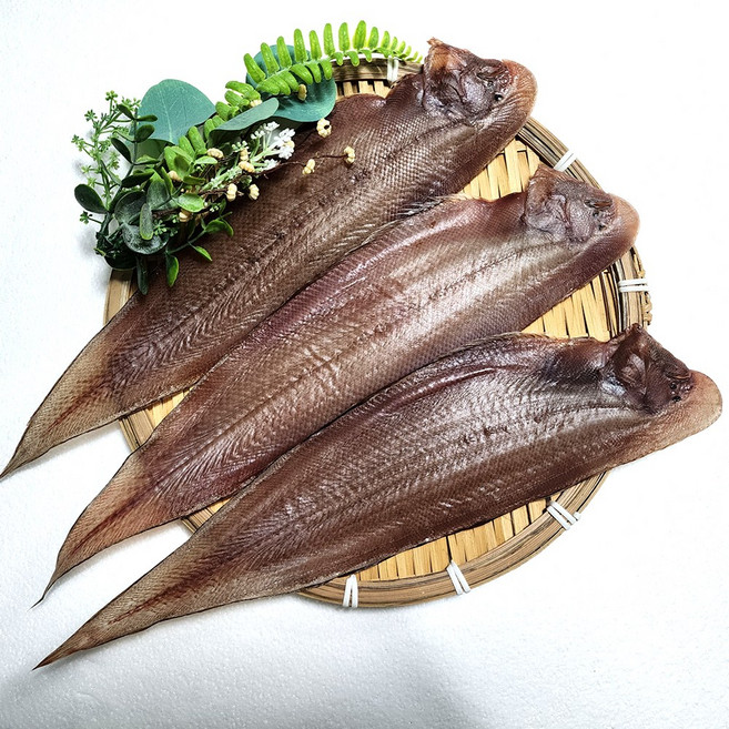 반건조 서대 3마리 구성 손질된 반찬용 서대 박대 말린생선 제수용, 3개, 38~40cm