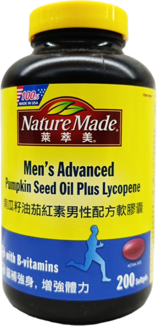 Nature Made 萊萃美 南瓜籽油茄紅素男性配方軟膠囊