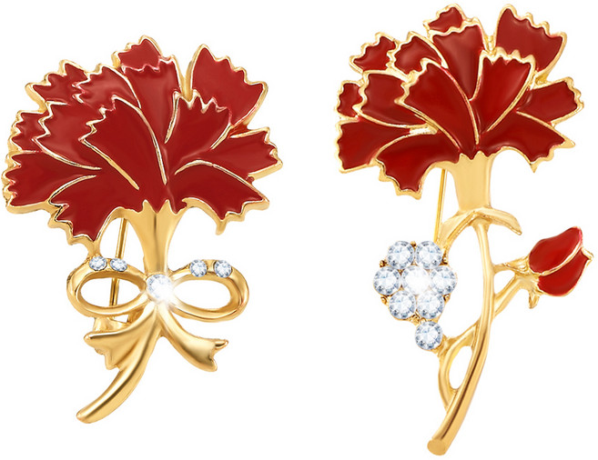 [니지쥬얼리]무료배송 카네이션 브로치+용돈봉투 2개 세트