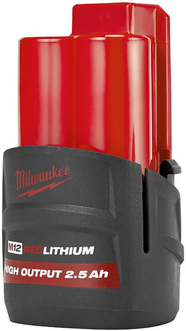 밀워키 12V(2.5Ah) 탄찬식 리튬배터리 M12HB2.5