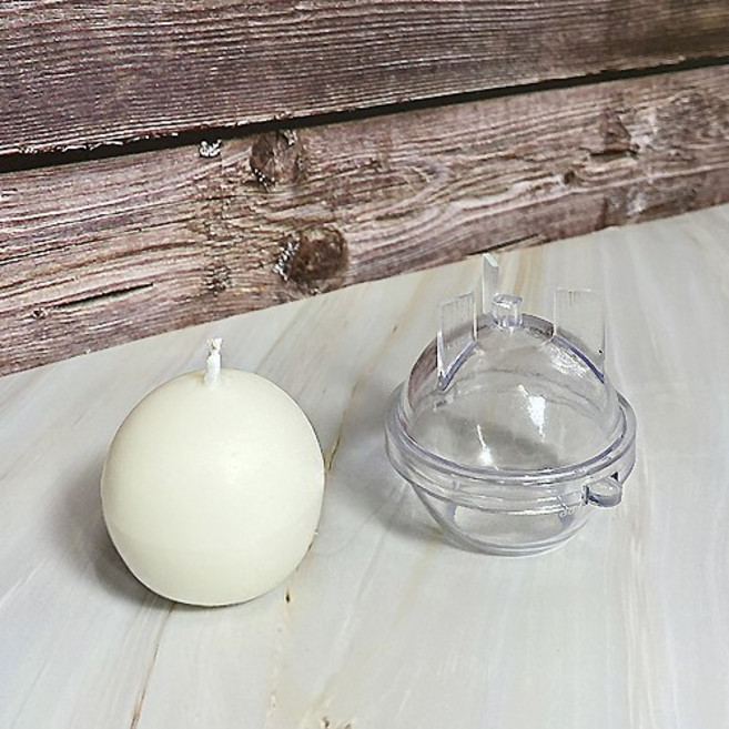 PC몰드 - 5.5cm 원형볼 ( 65g ) 스피어 볼 몰드, 1개