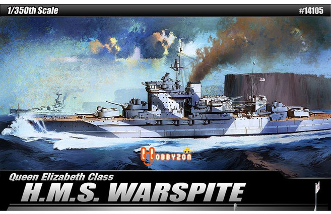 아카데미과학 ACBA14105 QUEEN ELIZABETH CLASS WARSPITE, 1개