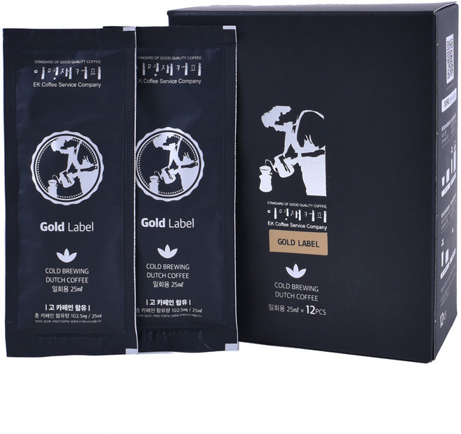 이명재커피 스페셜티 더치커피 골드, 25g, 3박스, 12개입