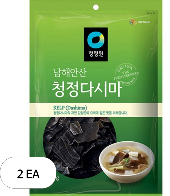 대상 청정원 청정다시마, 80g, 2개