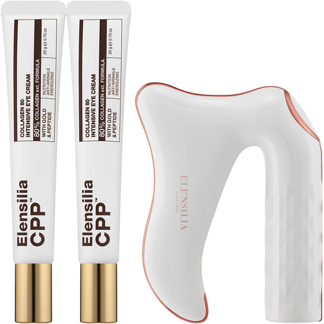 [엘렌실라] CPP 콜라겐 아이크림 2개+괄사갈바닉기기1개, 1개, 20g