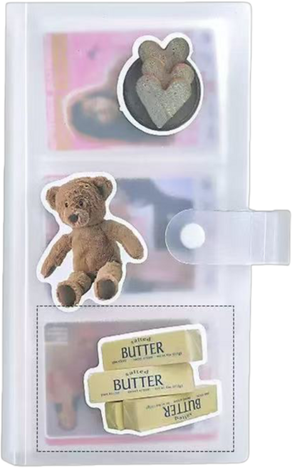 포카앨범 포카바인더 포토카드 보관 앨범 정리 DIY 카드수납 다이어리, 240매, 반투명