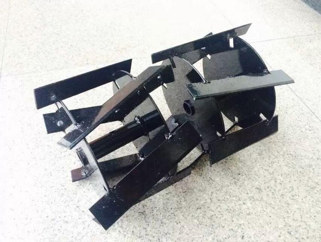 예초기바퀴 휠프레임 로타리날 김매기 블레이드 조립 고출력 직도 감김방지풀 고랑, 제초 휠 블레이드, 1개, 기본 색상