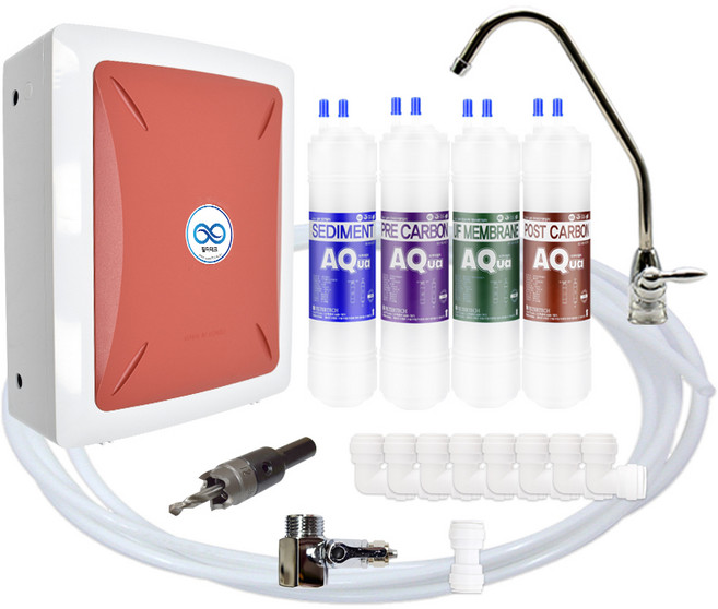 실속형 직수 언더싱크 정수기필터 필터케이스형 DIY세트, 1개