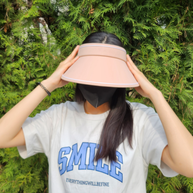 해피쇼핑 데일리 다가려 썬캡 햇빛 여름 챙넓은 햇빛가리개 골프 모자