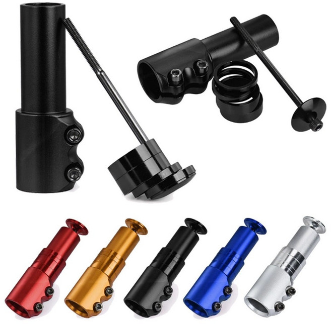 락모터스 자전거 핸들높이조절 스템 익스텐더 헤드업, 레드, 1개