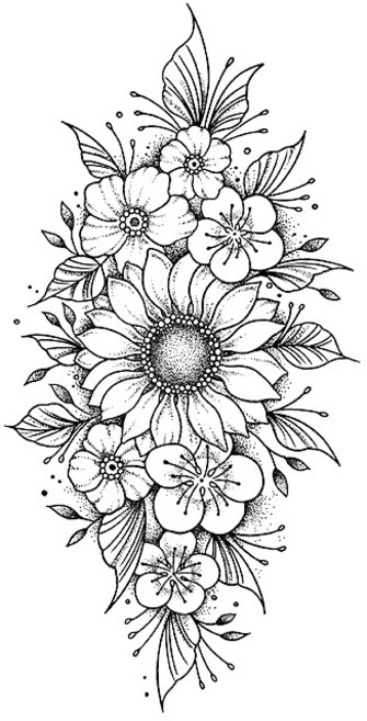 에테르넬 반영구 타투스티커 헤나, 1개, Q4