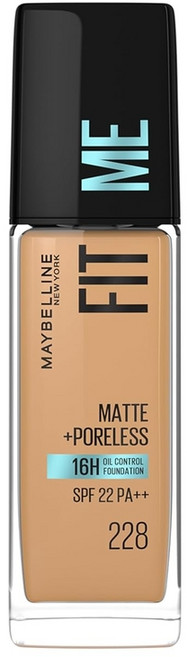 메이블린 핏미 파운데이션 매트 리퀴드 30ml, 228 소프트 탄 Soft Tan, 1개
