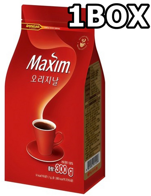 맥심 오리지날 커피, 300g, 12개입, 1개