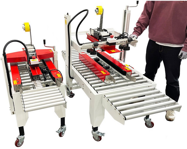 자동 테이핑기 박스 포장 기계 택배 물류 산업용, SYTM-21NS(소형)보조컨베이어 포함, 1개
