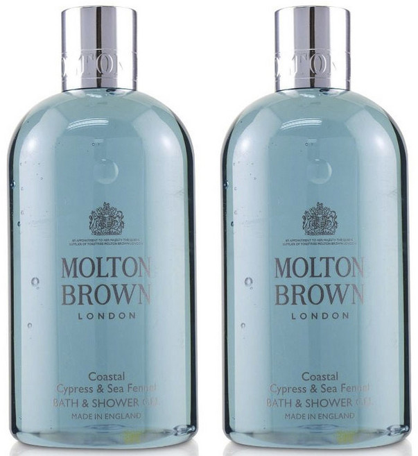 몰튼브라운 코스탈 사이프레스 & 씨 팬넬 배쓰 샤워젤, 2개, 300ml