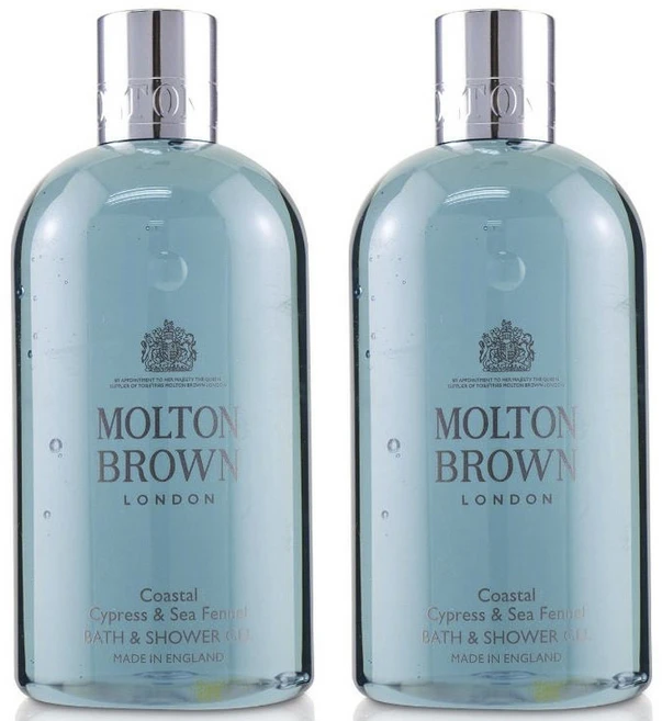 몰튼브라운 코스탈 사이프레스 & 씨 팬넬 배쓰 샤워젤, 2개, 300ml - 쿠팡