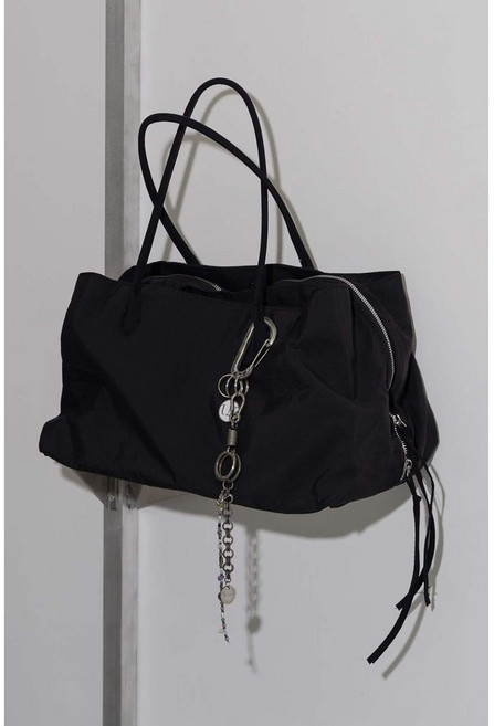 마젠타비 와이디 나일론 빅 백 (블랙) 보부상 숄더백 노트북 나일론 방수 대형 스트링 빅사이즈 토트백