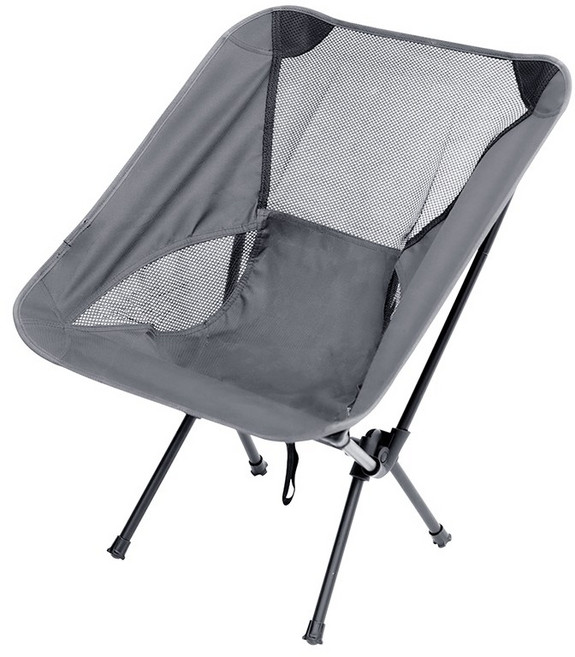 탄씨엔쯔 탄스트라이더 옥스포드 원단 아웃도어 접이식 캠핑의자, 1개, 그레이