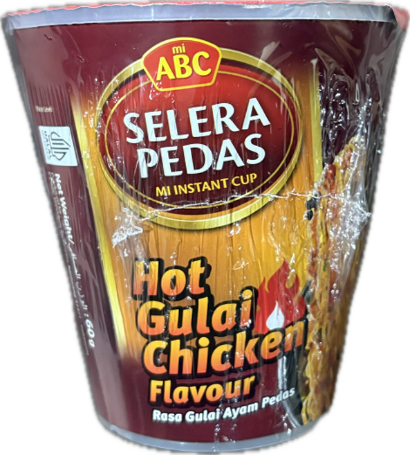 ABC 미 인스턴트 컵 라사 굴라이아얌쁘다스 60g, 1개