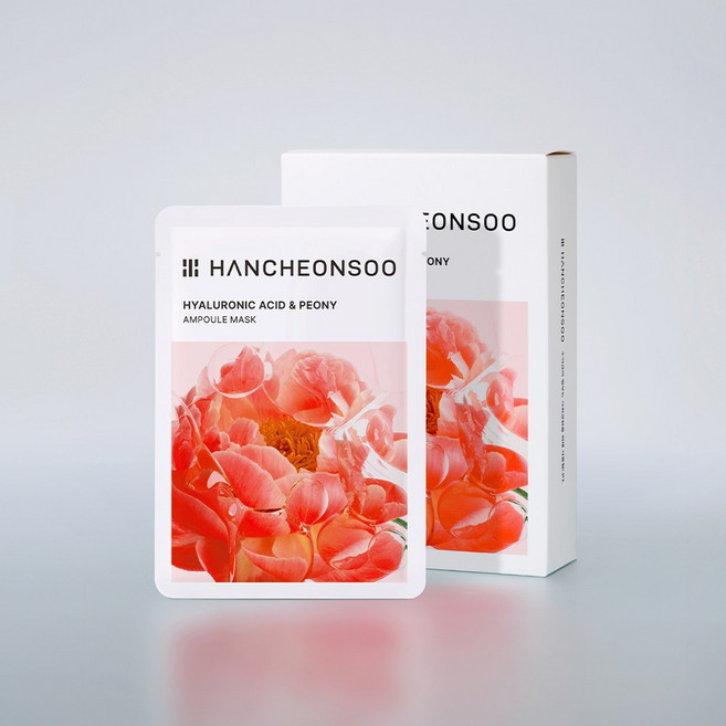 한천수 히알루론산&피오니 앰플 마스크 26ml, 1개, 10개입