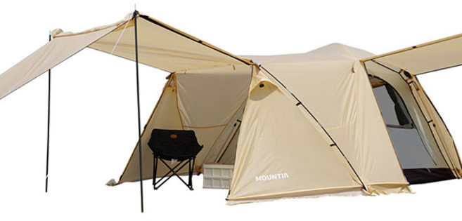 마운티아 텐트 팔라스 오토텐트 5-6인/원터치 자동, 마운티아 팔라스 오토텐트(베이지)