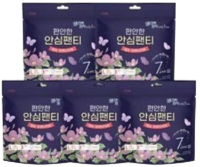 샐리의법칙 오버나이트 안심팬티 대형 3입 5팩 순면 감촉 입는 팬티형, 5개, 3개입