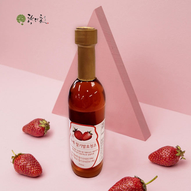 향지촌 수제 딸기 청초, 1개, 250ml