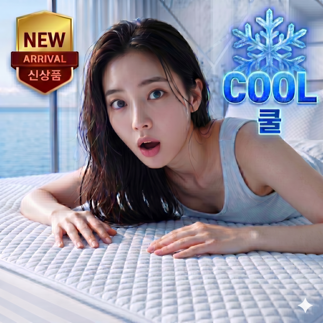 Q-MAX 업그레이드 쿨매트 오코텍스 인증 여름 냉감패드 침대패드, 화이트