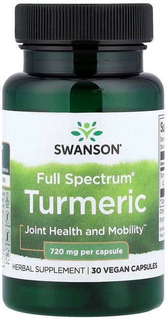스완슨 Swanson Full Spectrum® 강황 720mg 베지 캡슐 30정125366원산지:기타, 1개 - 쿠팡