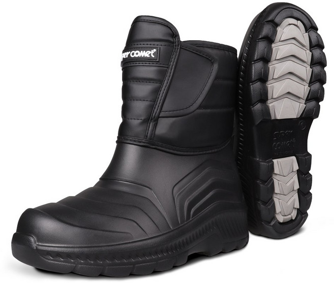 슈퍼카미트 남성용 EVA 초경량 리커버리 MAX 쿠션 논슬립 패딩 방수 방한 털 부츠 WT8080
