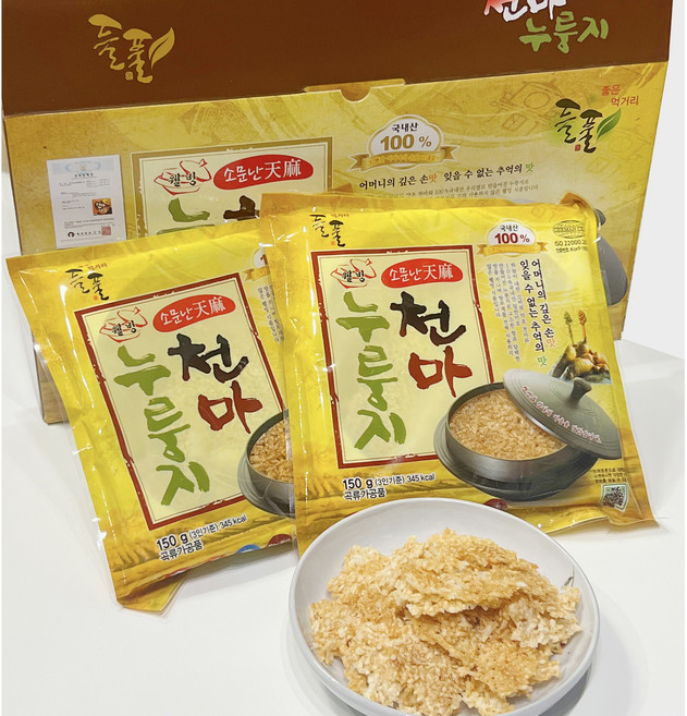 정가네 무주 천마 누룽지, 150g