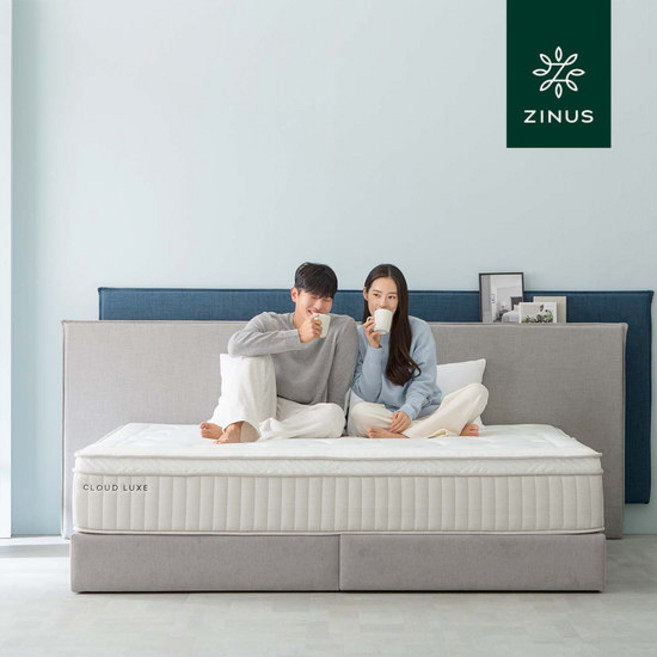 지누스 클라우드 럭스S 스프링 매트리스 침대