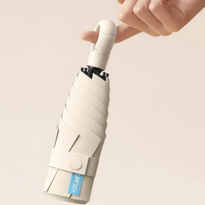 양우산 우양산 겸용 3단 자동 미니 초경량 카라비너 휴대용 자외선차단 암막