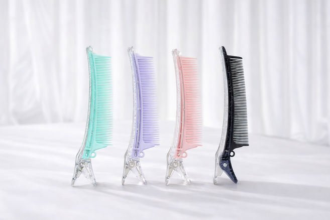 쭈드레 핑거 핀셋, 1개, 핑크