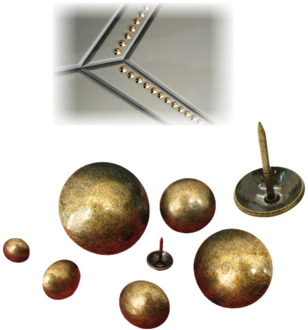 가구 의자 리폼 장식 브론즈 비오 인테리어 압핀 장식못 부속품 부속 재료 부품 신주 장식 장식핀 고정 고정쇠, A_브론즈 11X17