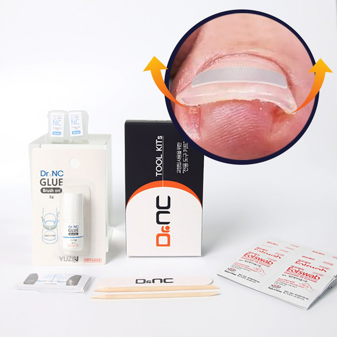 닥터엔씨 내성발톱 베이직세트, 1개, 4mmx10매