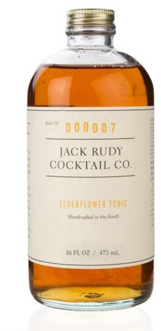 Jack Rudy Cocktail Co 잭 루디 칵테일 코 엘더플라워 토닉 시럽 473ml, 1개