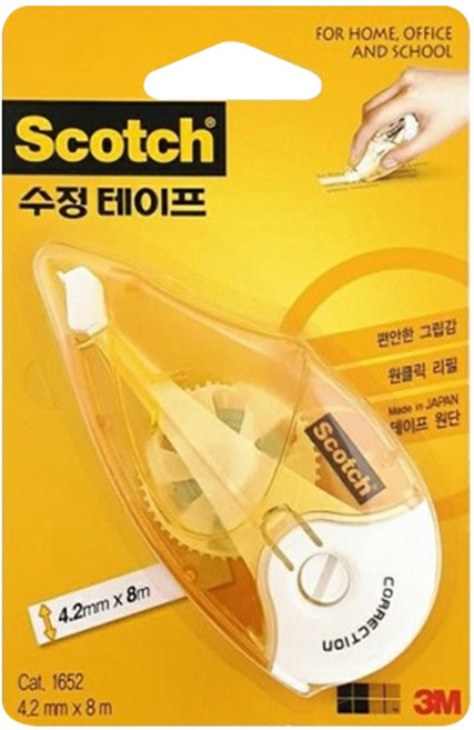 3M 스카치 수정테이프 Cat.1652, 1개, 단품, 1개