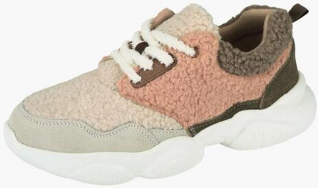 베어파우 ANNABEL 양털운동화 (아이보리핑크), K2176013OC-W, 235