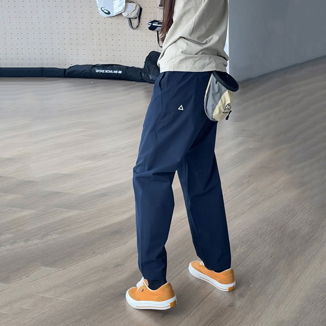 비보뉴 기능성 바람막이 남성 테이퍼드 슬림 방수 바람막이 바지
