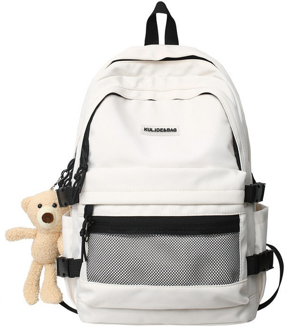 남녀공용 대용량 방수 키링 데일리 백팩