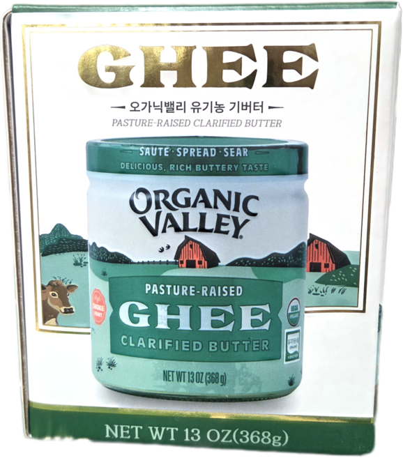 오가닉밸리 유기농 기버터, 1개, 368g