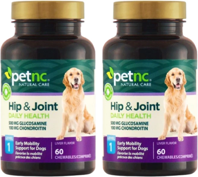 petnc NATURAL CARE 엉덩이 및 관절 1레벨 간 맛 츄어블정 60정 2 SET - 쿠팡