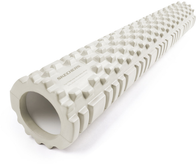 스케쳐스 슬림 마사지 폼롤러, 라이트 베이지, 1개