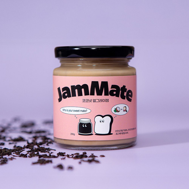 잼메이트 프리미엄 코코넛 얼그레이잼 스프레드, 200g, 1개