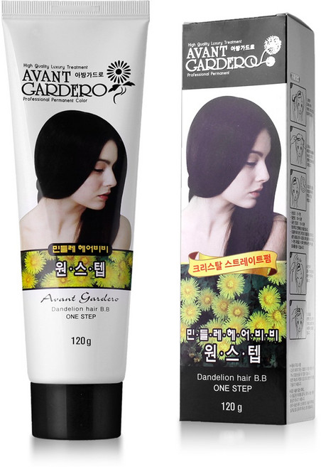 아방가드로 민들레 헤어비비 원스텝 크리스탈코팅, 120g, 1개